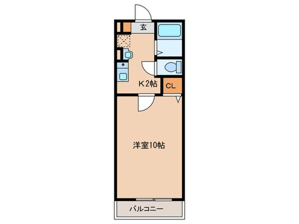 ウインズB棟の物件間取画像